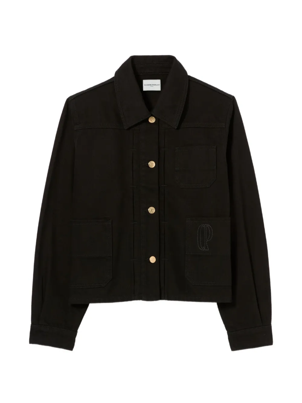 Claudie Pierlot denim worker jacket - Nero