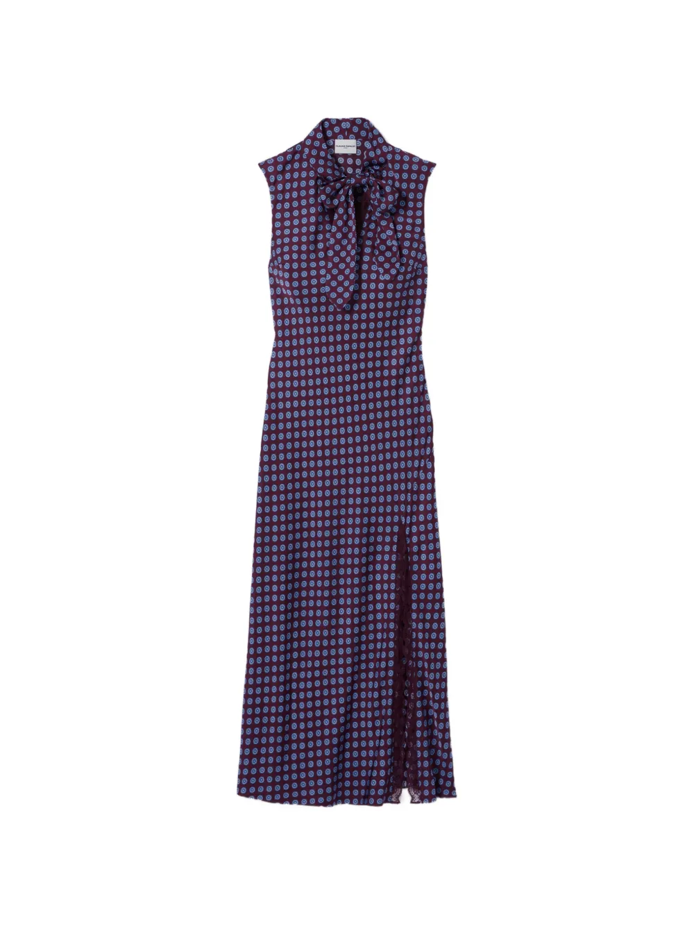 Claudie Pierlot Abito lungo con stampa - Rosso