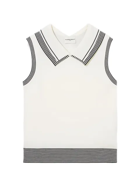Claudie Pierlot top con ribete de rayas