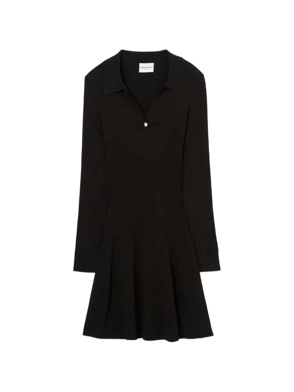 Claudie Pierlot short fine-knit dress - Nero