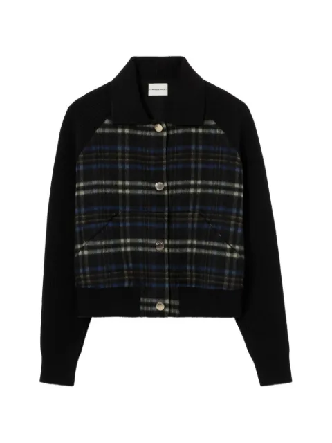 Claudie Pierlot striped bi-material jacket