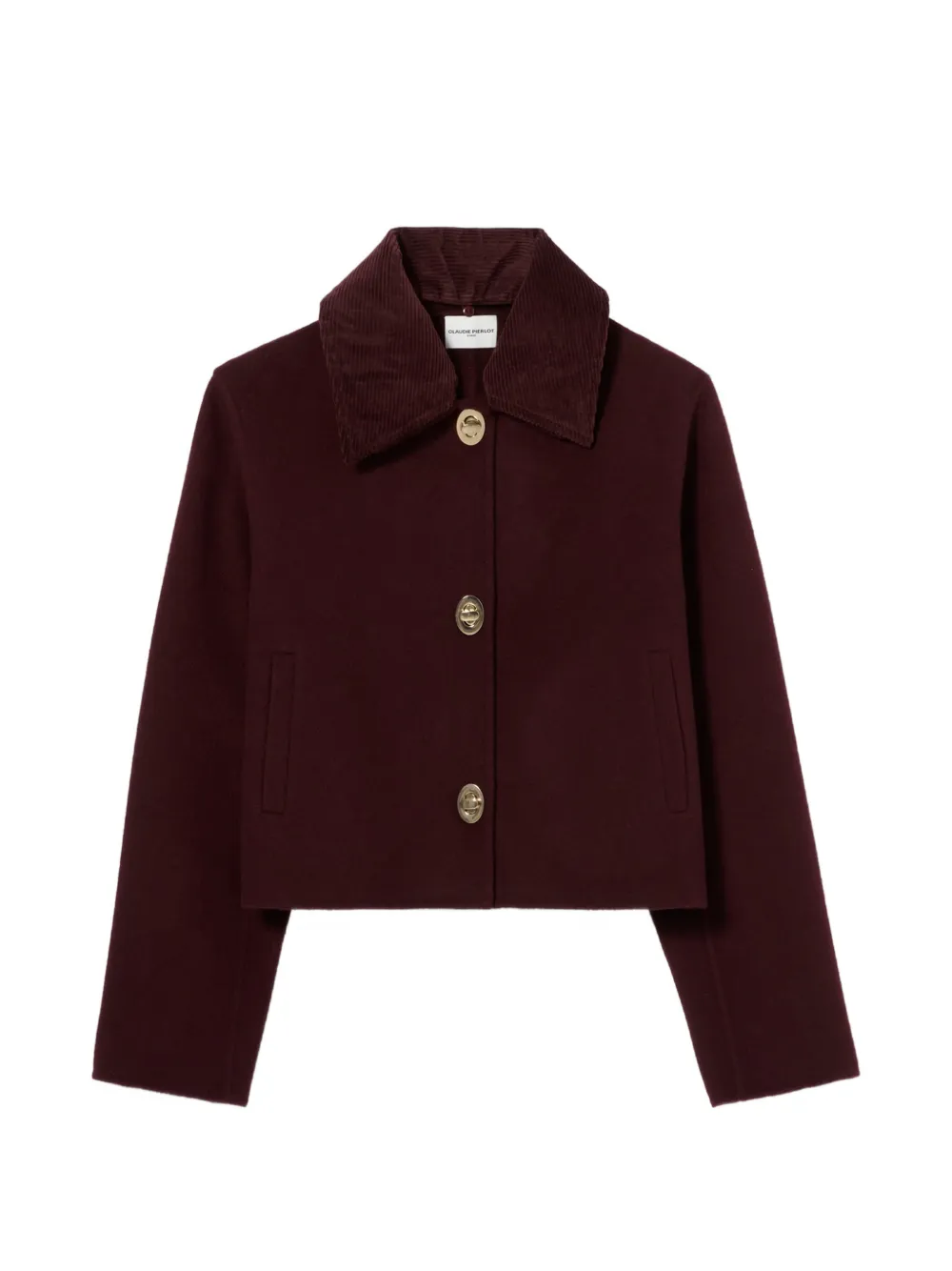 Claudie Pierlot boxy corduroy jacket - Rosso