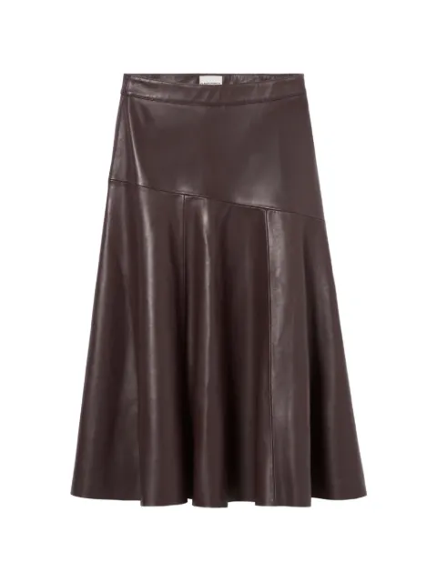 Claudie Pierlot mid-length leather skirt