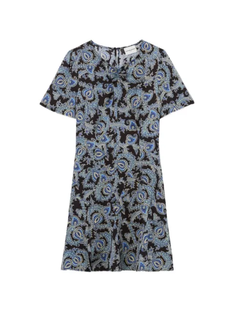 Claudie Pierlot vestido con estampado de cachemira