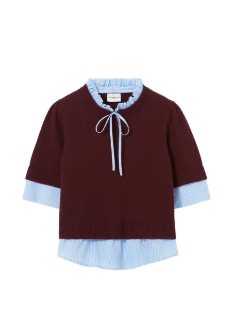 Claudie Pierlot ショートスリーブ レイヤードトップ
