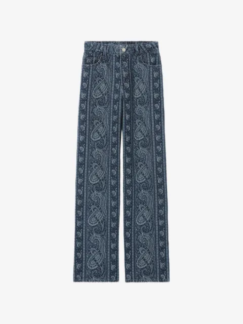 Claudie Pierlot printed straight denim jeans