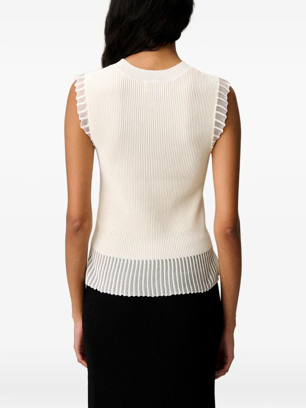 Claudie Pierlot Top met hoge hals Beige