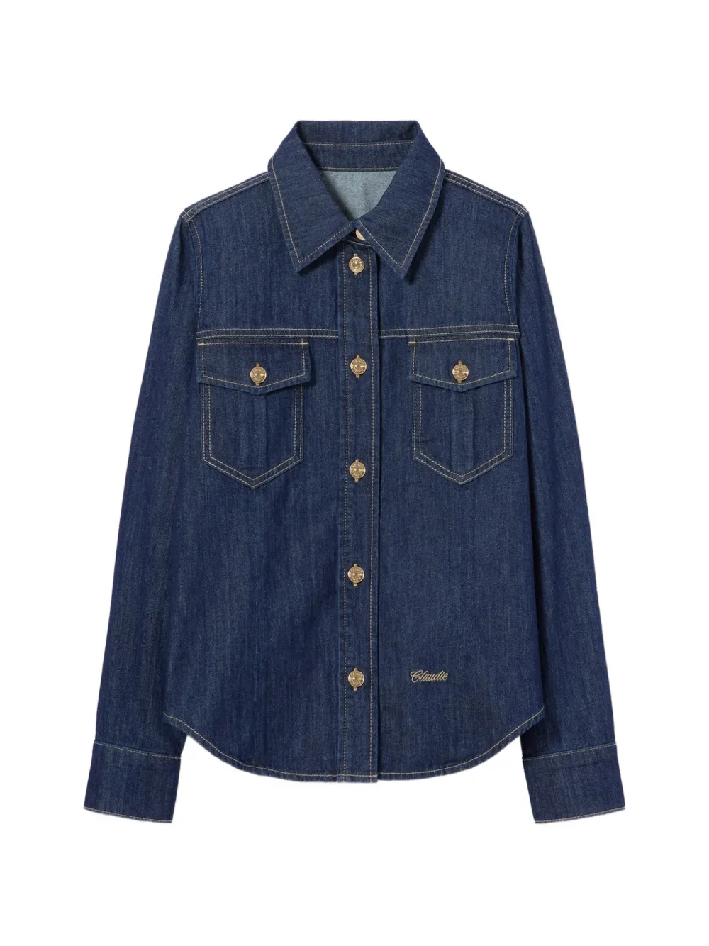 Claudie Pierlot soft denim shirt - Blu