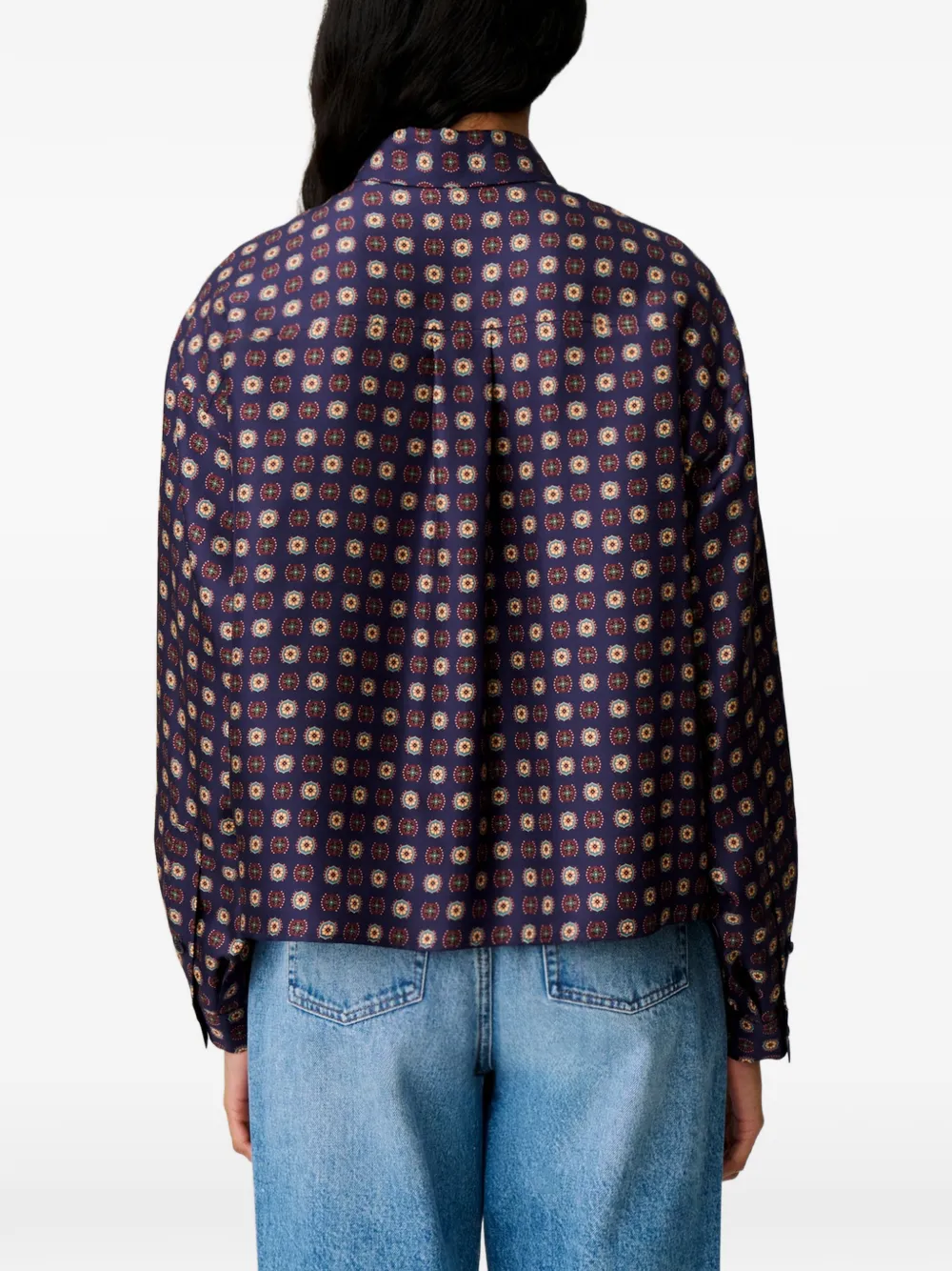 Claudie Pierlot Overhemd met print Blauw