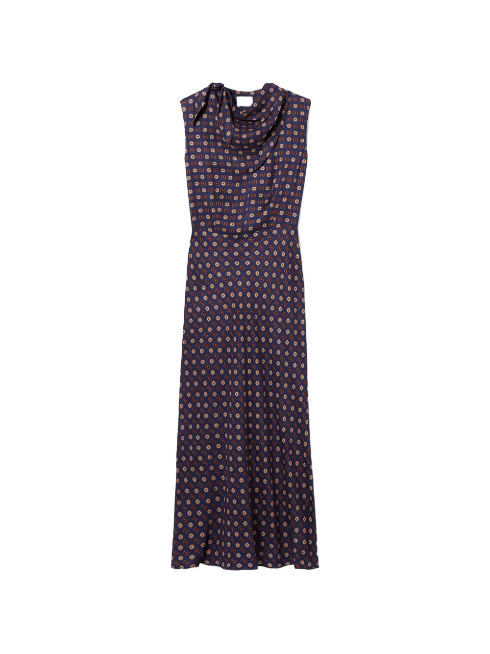 Claudie Pierlot draped-neck maxi dress - Blue