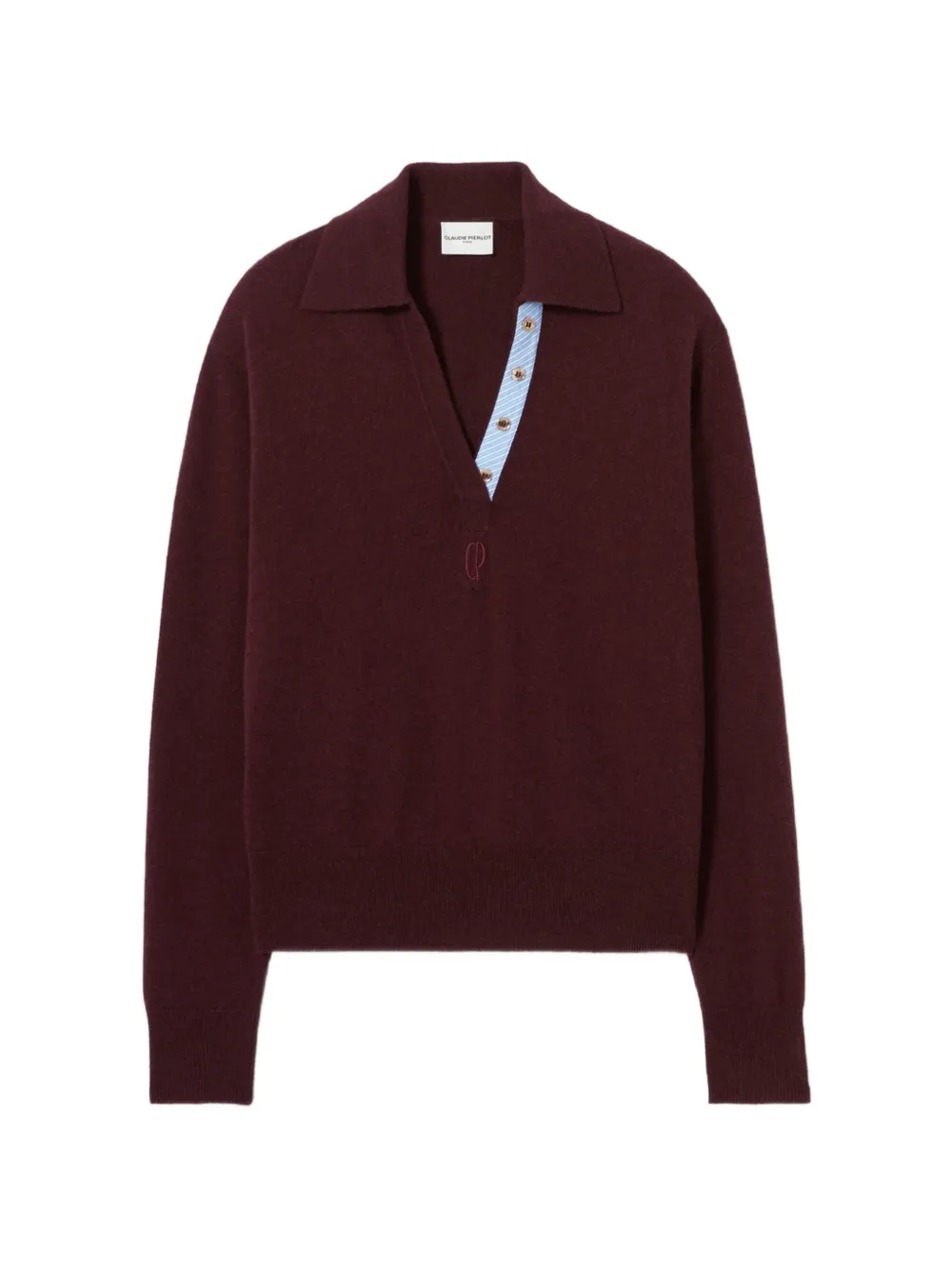 Claudie Pierlot wool and cashmere jumper - Rosso