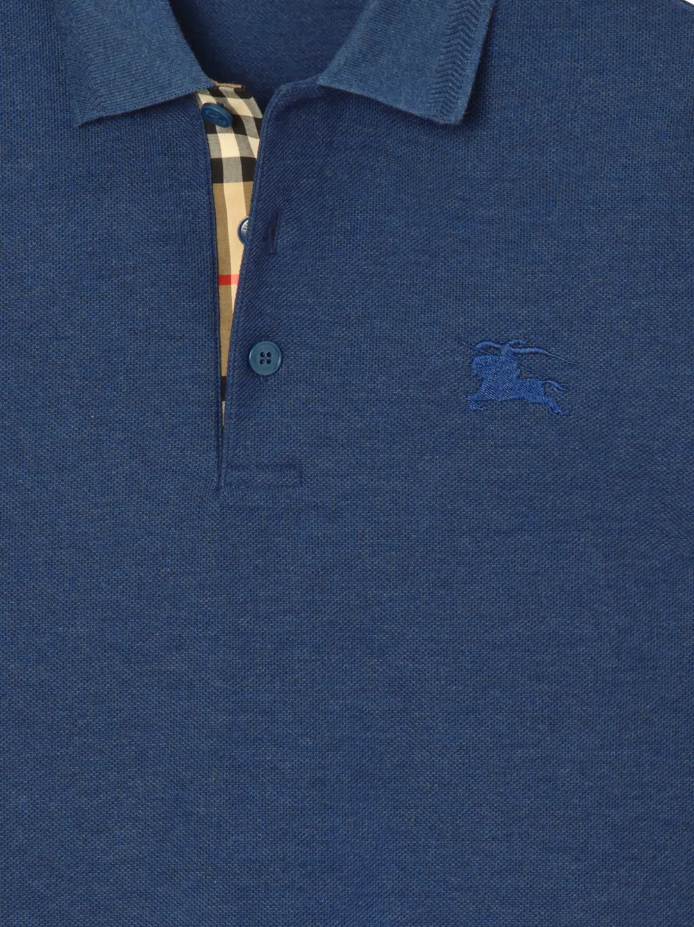 Burberry Cotton Polo Shirt | Blue | FARFETCH