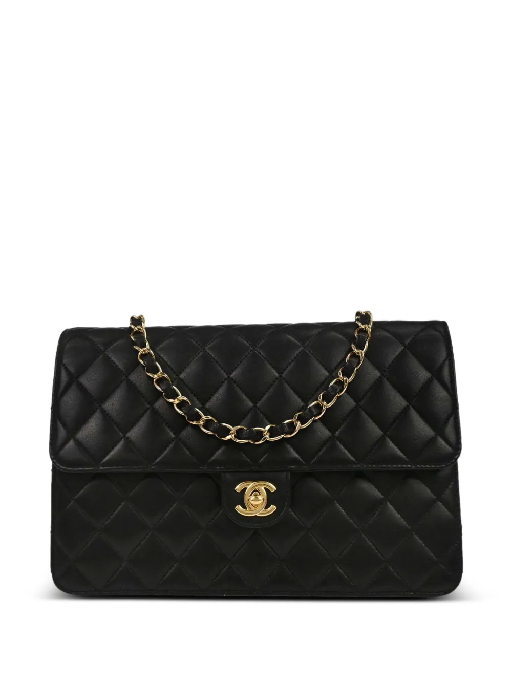 CHANEL Pre-Owned 2010 Turnlock quilted shoulder bag - Nero