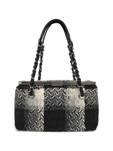 CHANEL Pre-Owned bolsa de mano Tweed Vanity 2006
