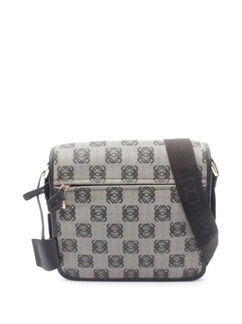 Loewe Pre-Owned bandolera Anagram de lona revestida con solapa 2010-2026