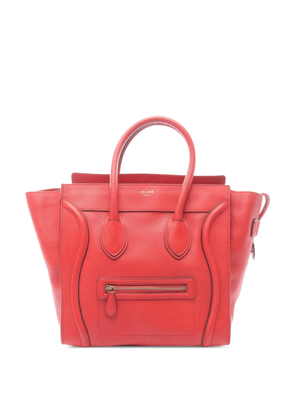 Celine Pre-Owned 2010-2026 Mini Leather Luggage tote bag - Rot