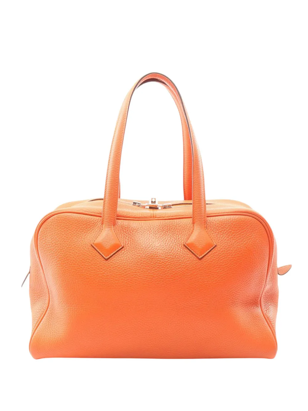 Hermès Pre-Owned 2015 Clemence Victoria II 35 handbag - Arancione