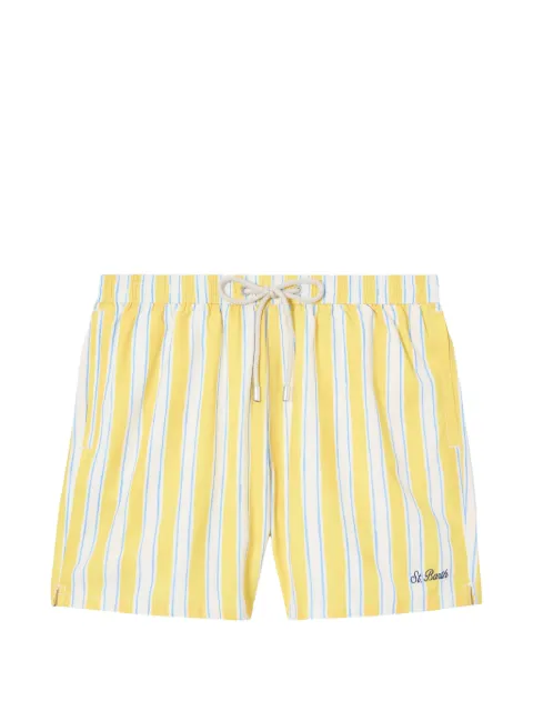 MC2 Saint Barth Syros striped drawstring swim shorts