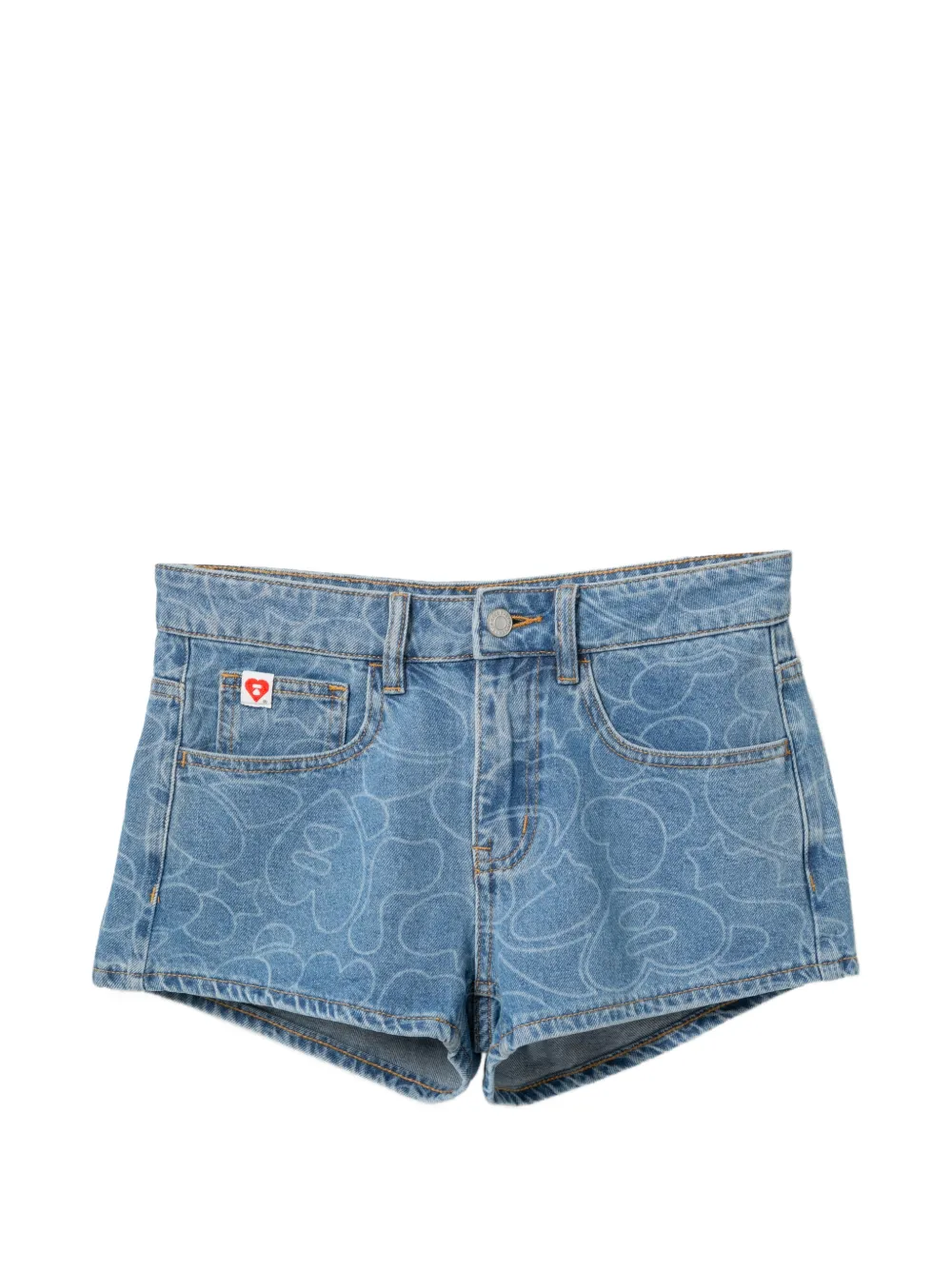 APEE™ by *A BATHING APE® heart-print jeans