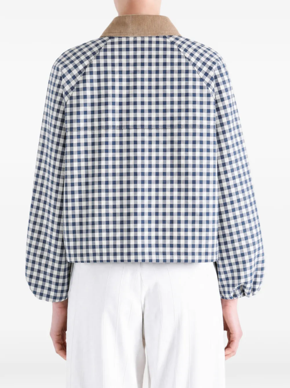Barbour Ovingham Gingham Bomber Jacket In Multi