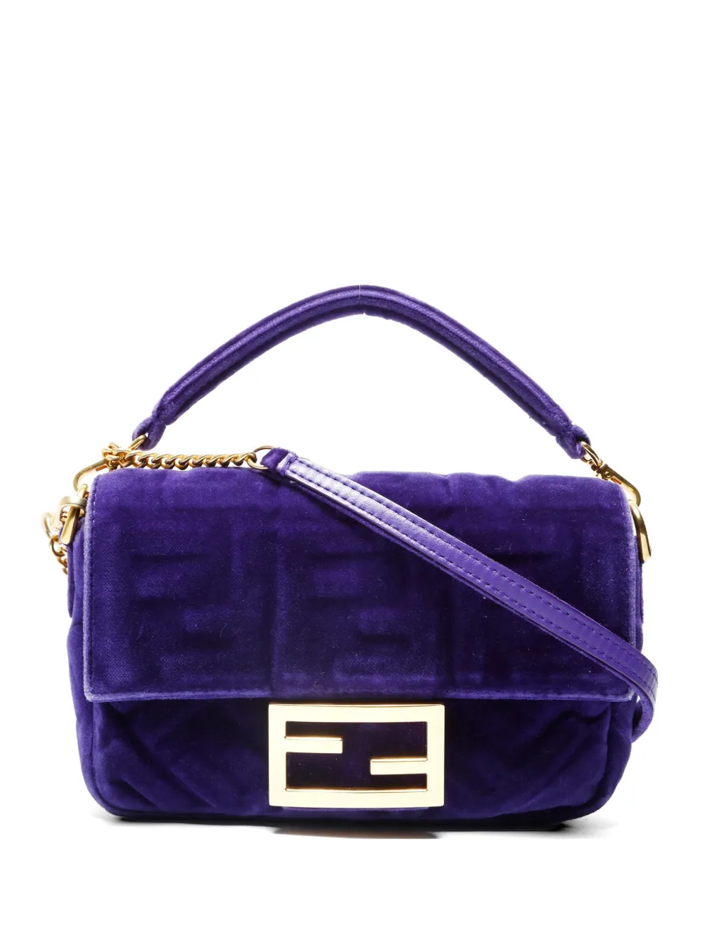 Fendi Pre-Owned 2010-2025 Mama Baguette shoulder bag - Viola
