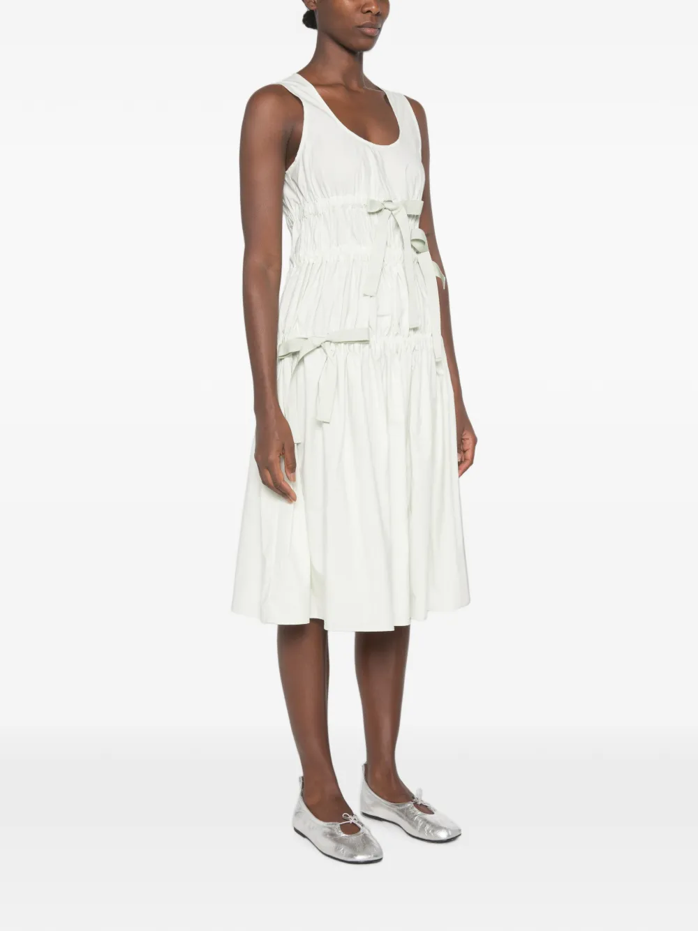 Cecilie Bahnsen Faye jurk Beige