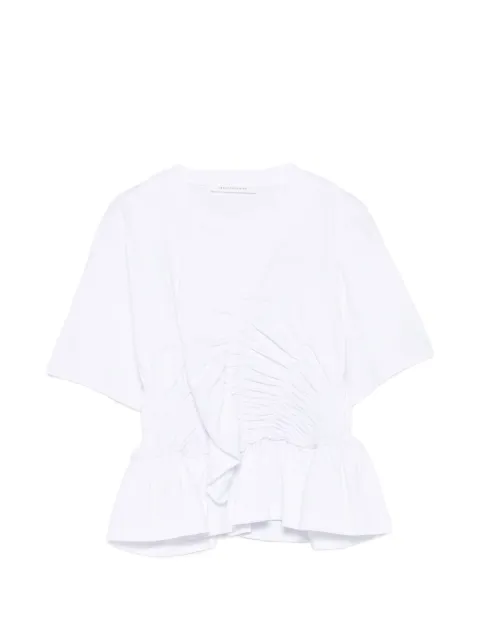 Cecilie Bahnsen ruched peplum T-shirt