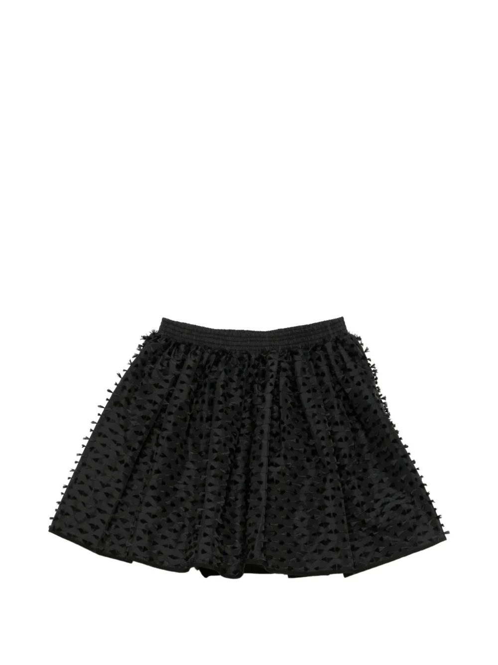 Cecilie Bahnsen Fiamma fil-coupé skirt - Nero