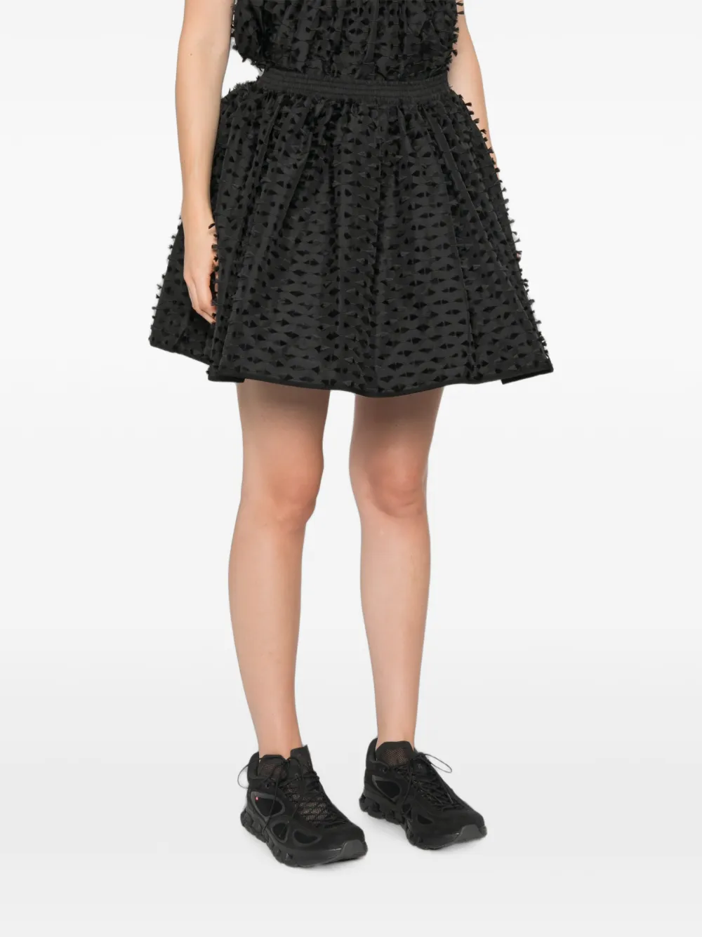 Cecilie Bahnsen Dallas Skirt in Black, view 3