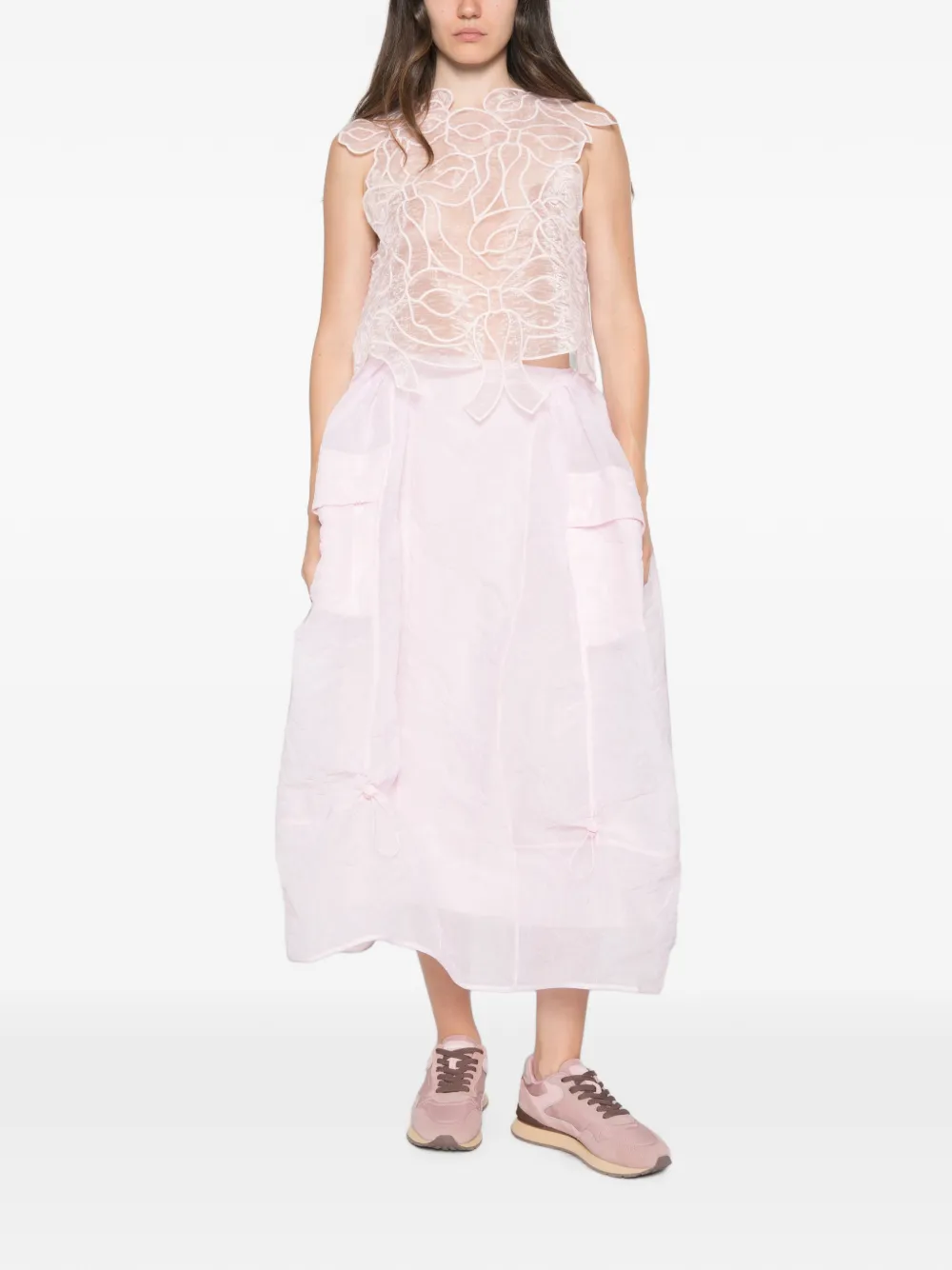 Cecilie Bahnsen Fuana rok Roze