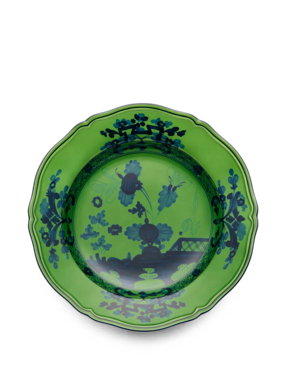 GINORI 1735 Oriente Italiano-motif charger plate - Grün