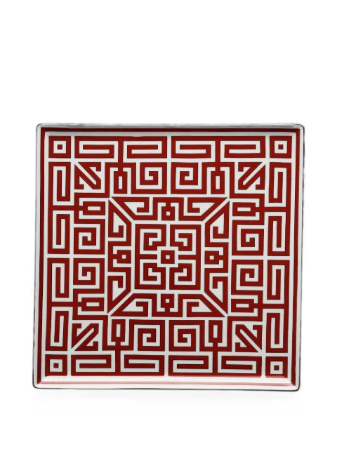 GINORI 1735 Labirinto-print tray (30.9cm x 30.9cm)