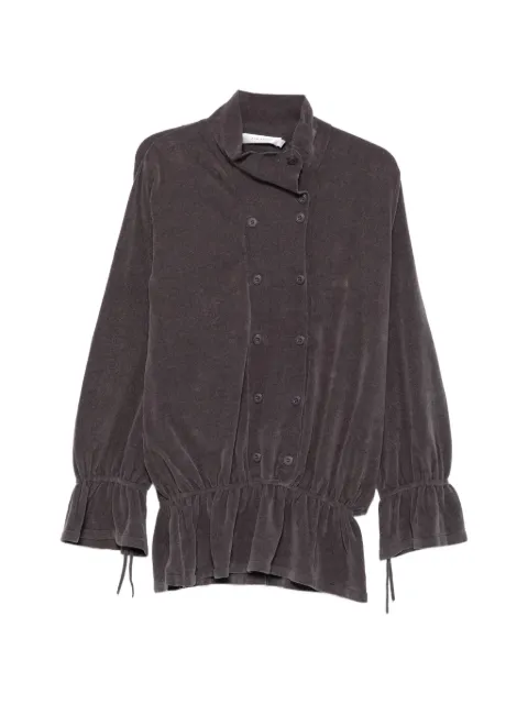 Aya Muse vestido corto Ara con doble botonadura