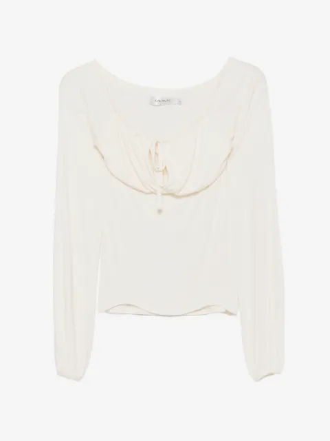Aya Muse Elya tie-fastening blouse