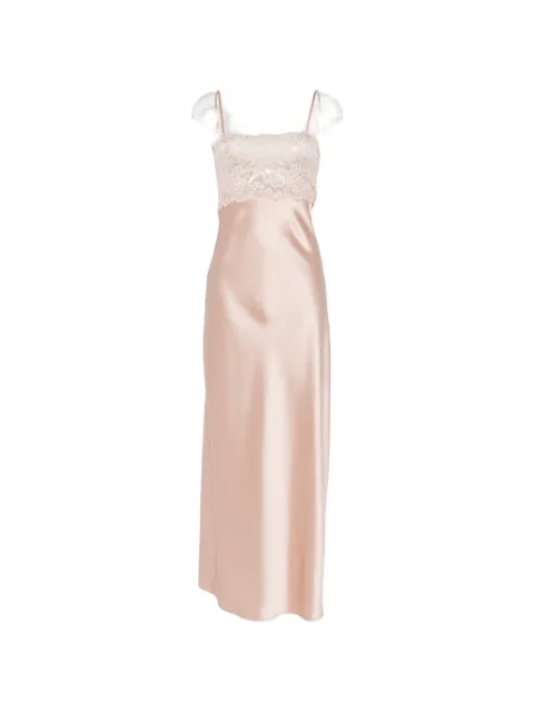 Aya Muse Myra lace-panel maxi dress