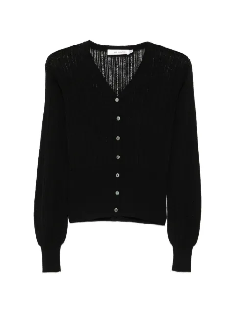 Aya Muse Unae pointelle-knit cardigan