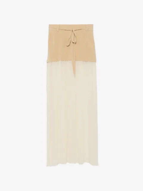 Aya Muse Asha sheer-panel maxi skirt