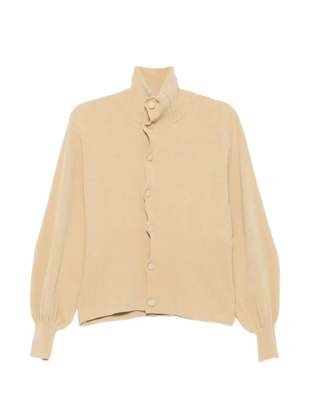 Aya Muse Asha high-neck cardigan - Toni neutri
