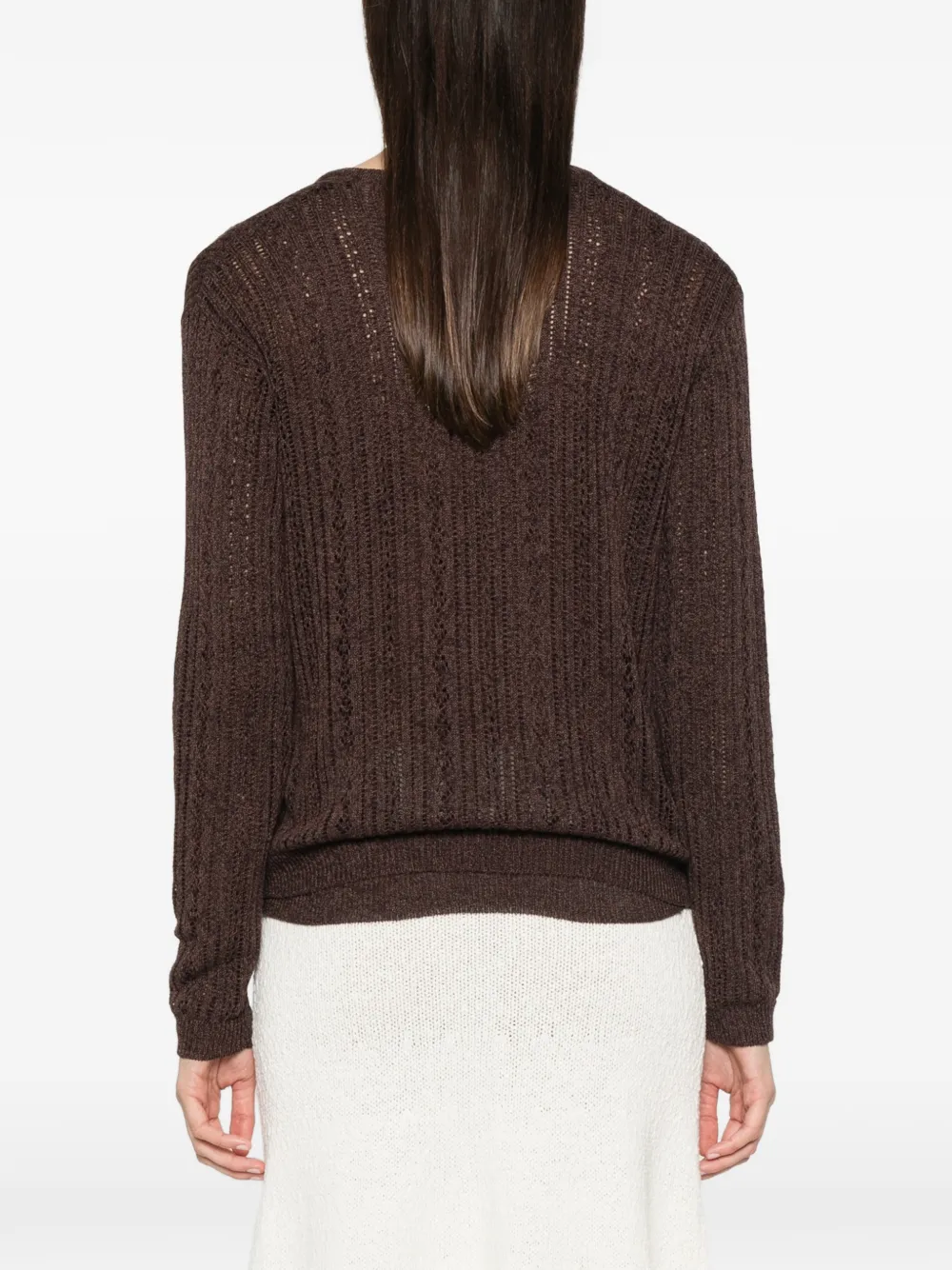 Aya Muse Zula double-layer sweater Bruin