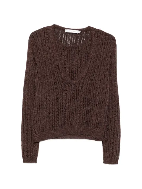 Aya Muse pull Zula à design superposé