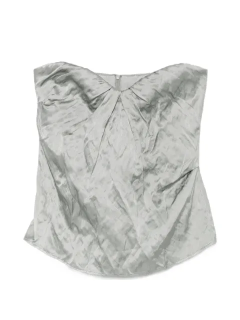 Esse Studios Lume draped strapless top