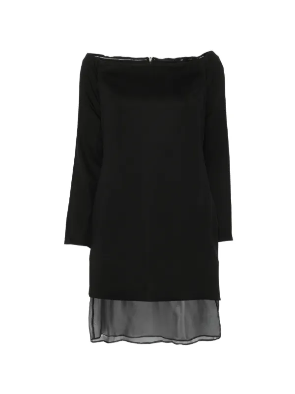 Esse Studios Issia Off-shoulder Mini Dress in Black