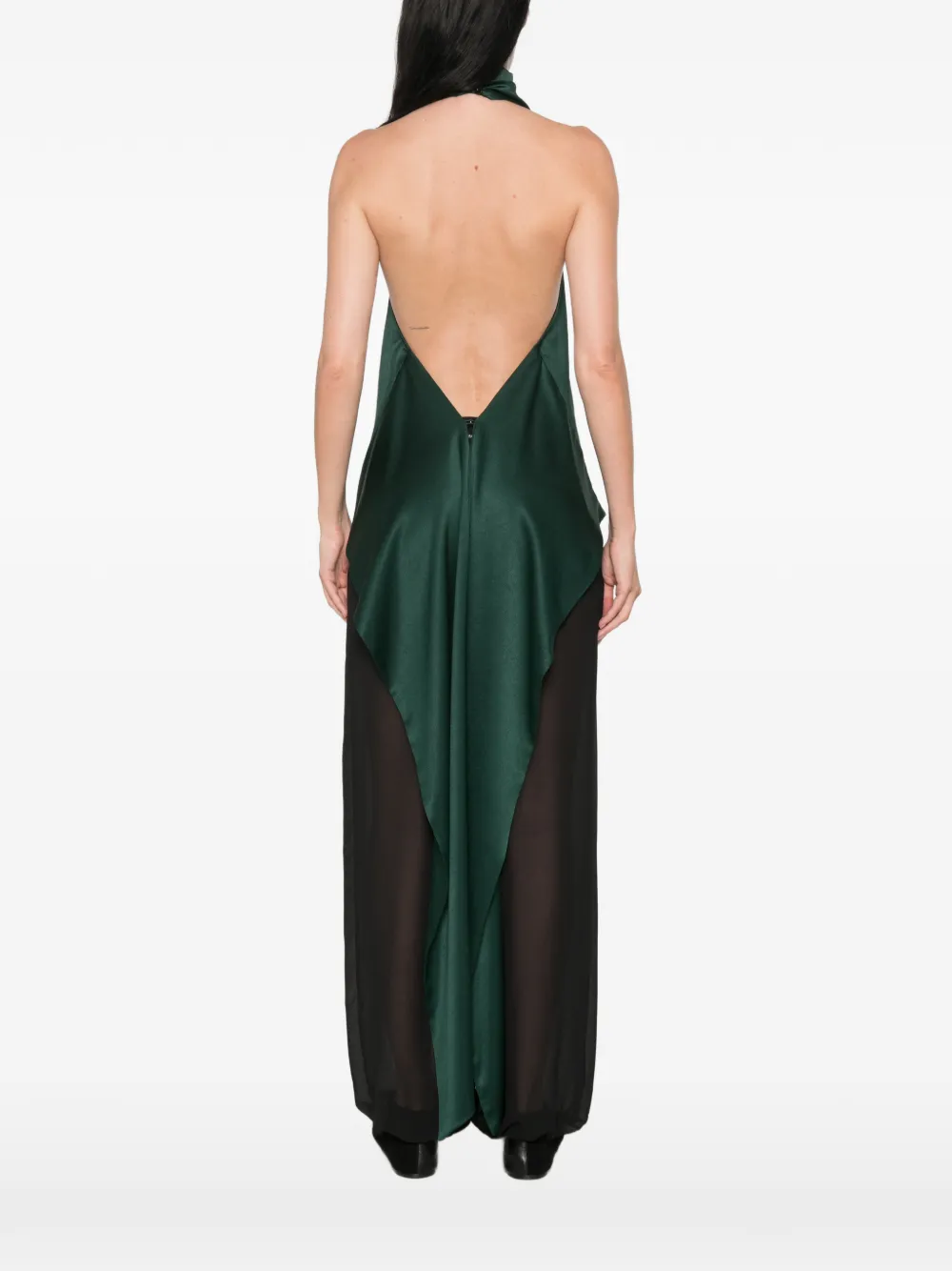 Esse Studios Cartia Halterneck Top in Green, view 4