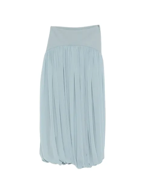 Abadia Suri pleated midi skirt