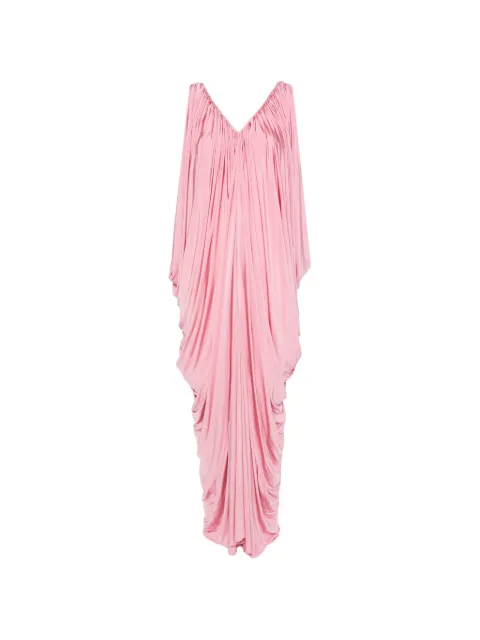 Abadia Maxikleid mit V-Ausschnitt