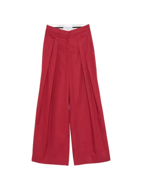 Abadia double-pleat trousers