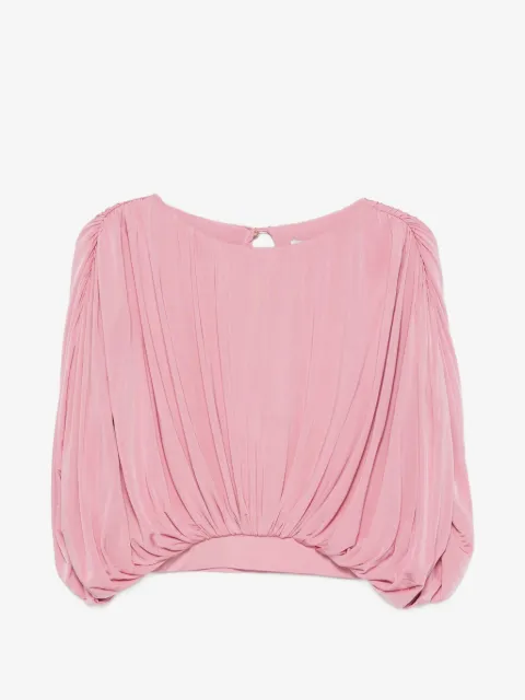 Abadia draped blouse