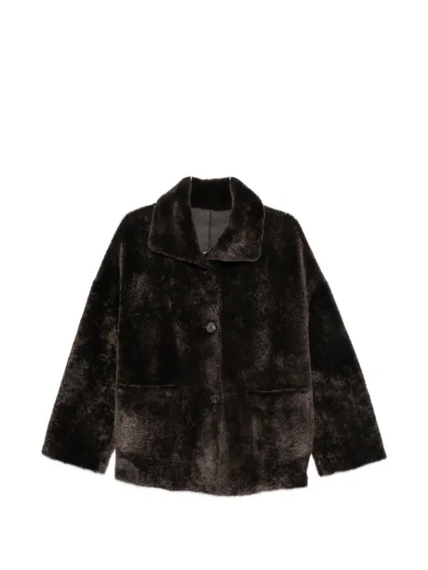 Arma button-up shearling jacket