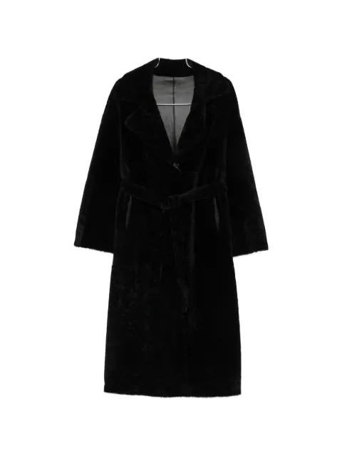 Arma belted shearling coat