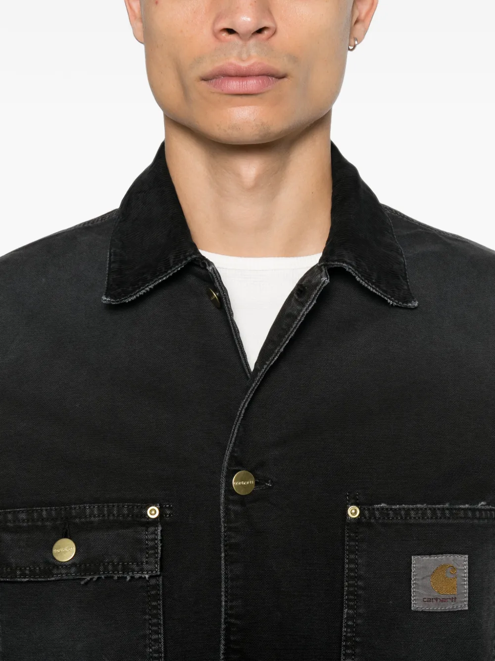 Carhartt WIP OG Chore jas Zwart